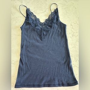 Hollister Lace Tank - Blue